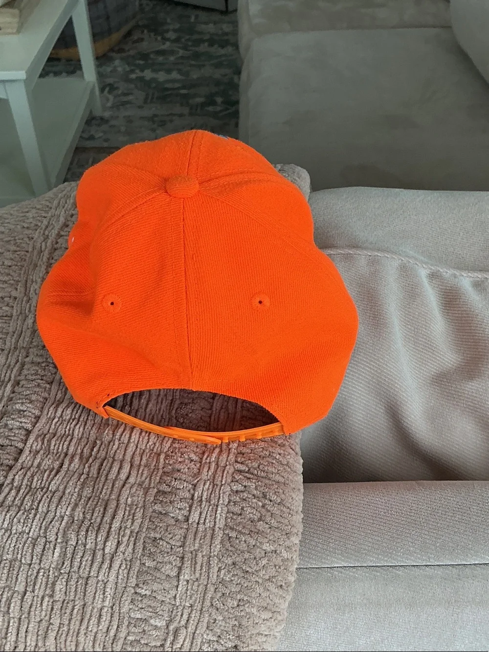 New Era Kids Orange New York Mets Cap with Blue Logo